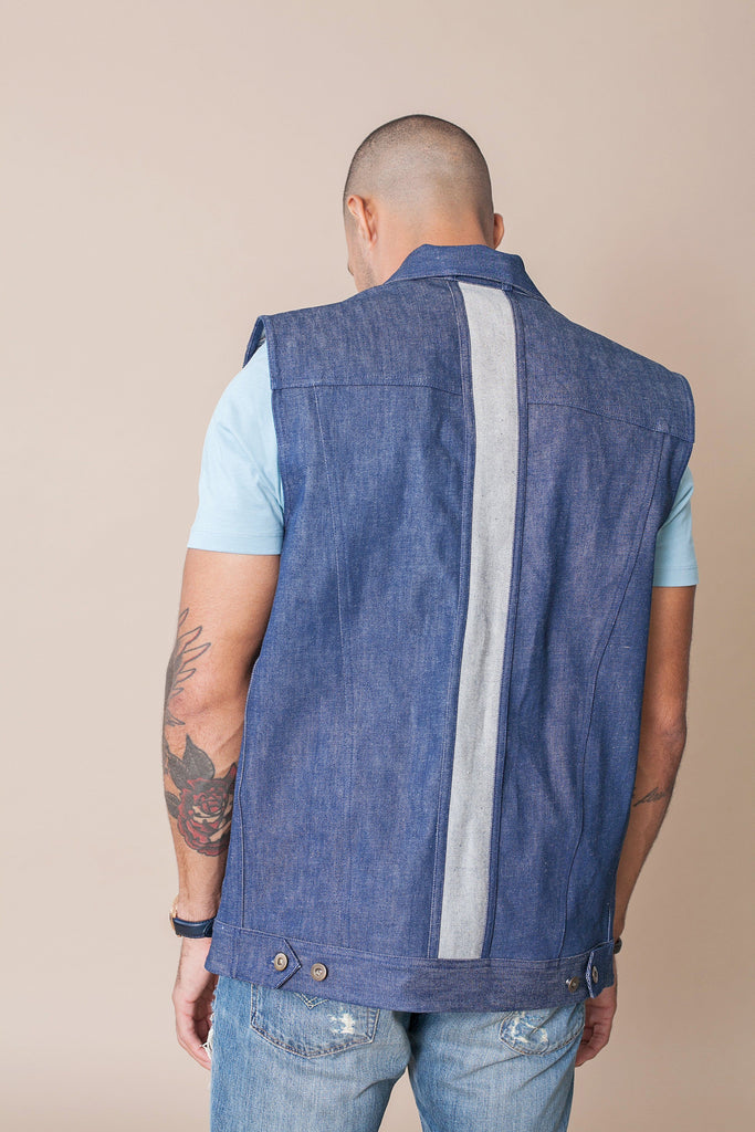 Odd Natives, The 'Nomad' denim vest is constructed from natural indigo denim from USA and made in New York City.  Complimentary Shipping Included. 